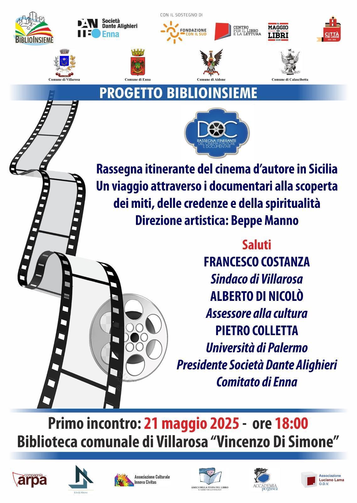 Rassegna itinerante del cinema d’autore “DOC - Progetto Biblioinsieme” (inizio ore 18:00)