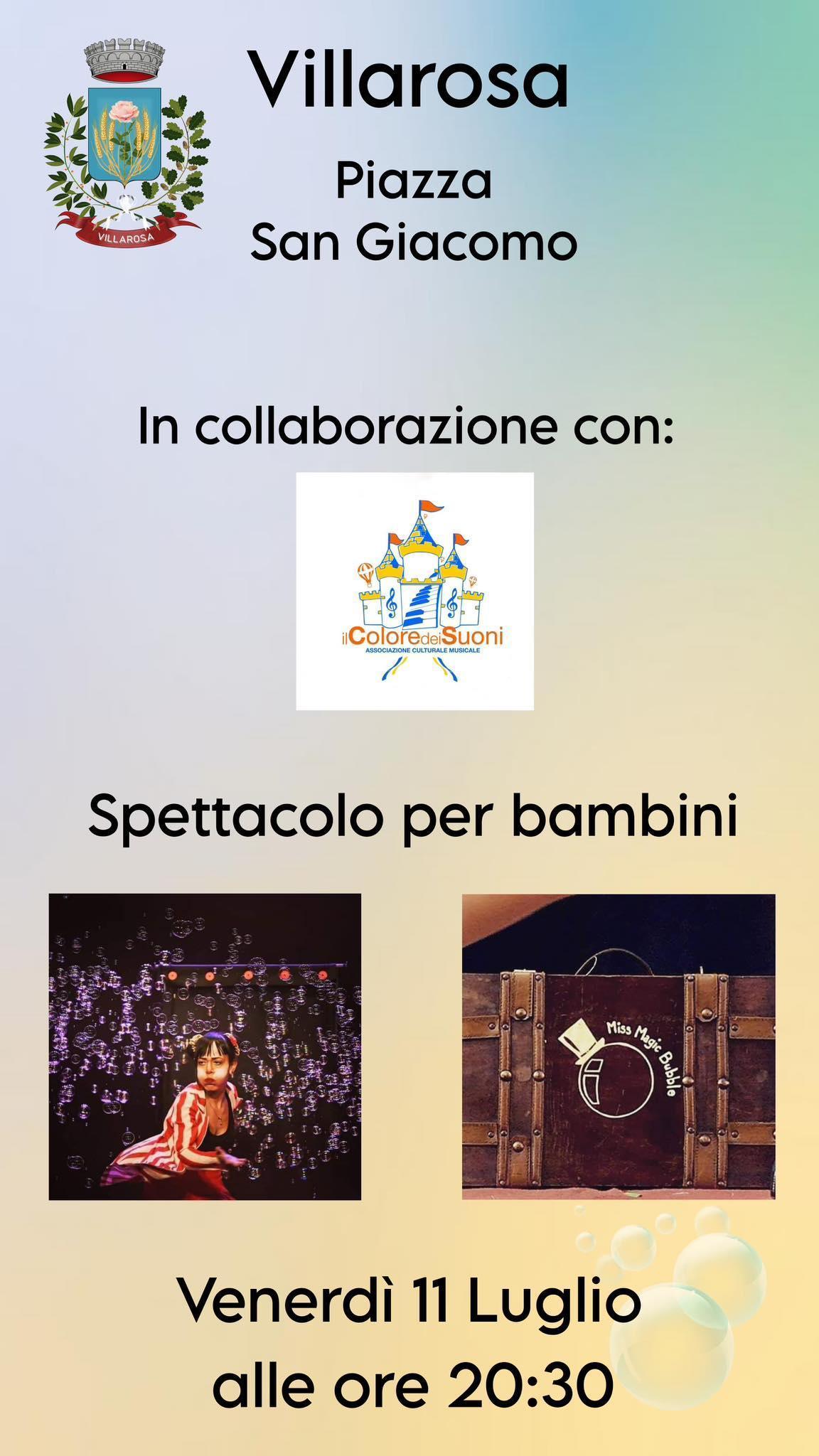 Bimbi In festa - spettacolo per bambini (inizio ore 20:30)