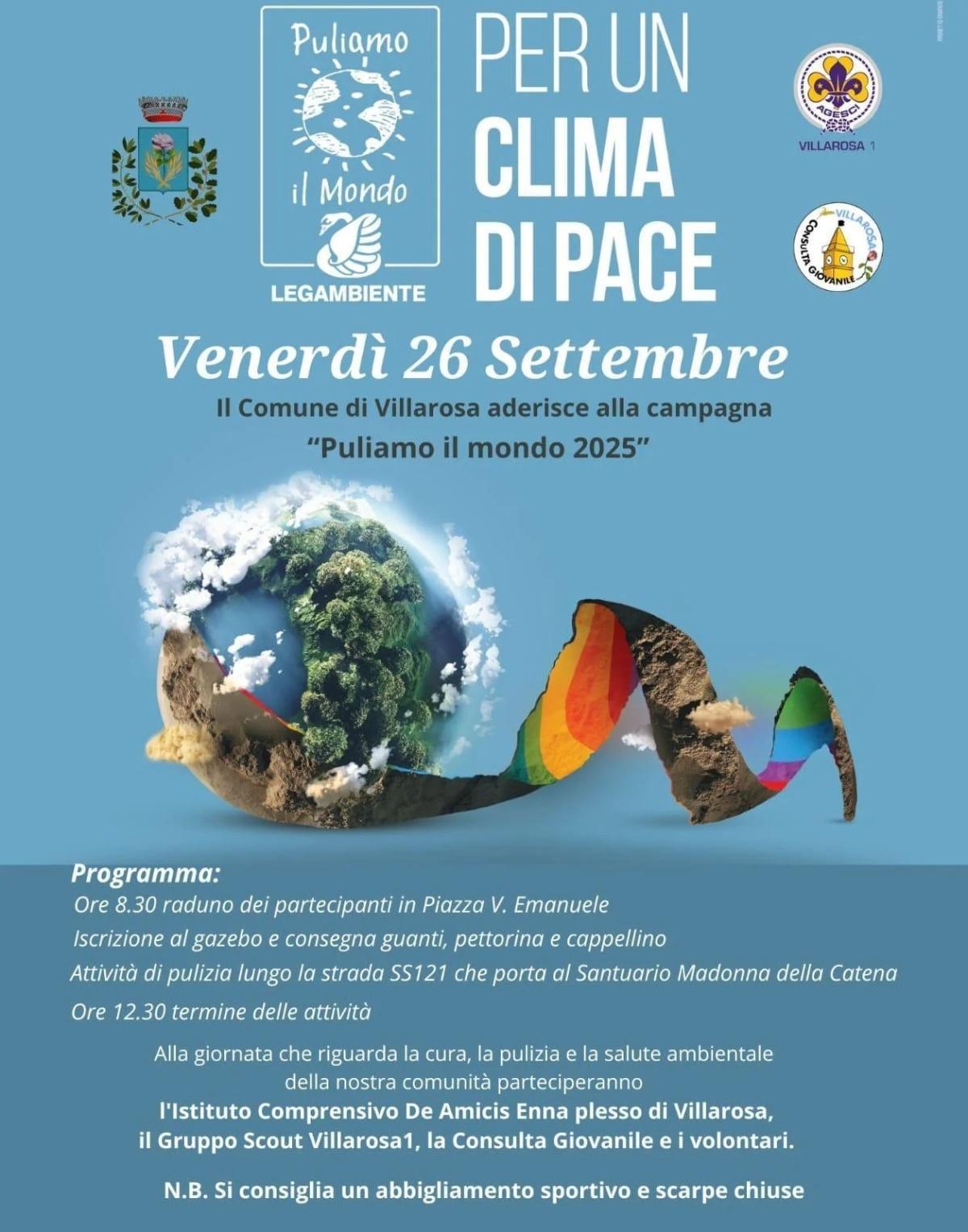 Puliamo il Mondo 2025 – Per un Clima di Pace (dalle ore 8.30)