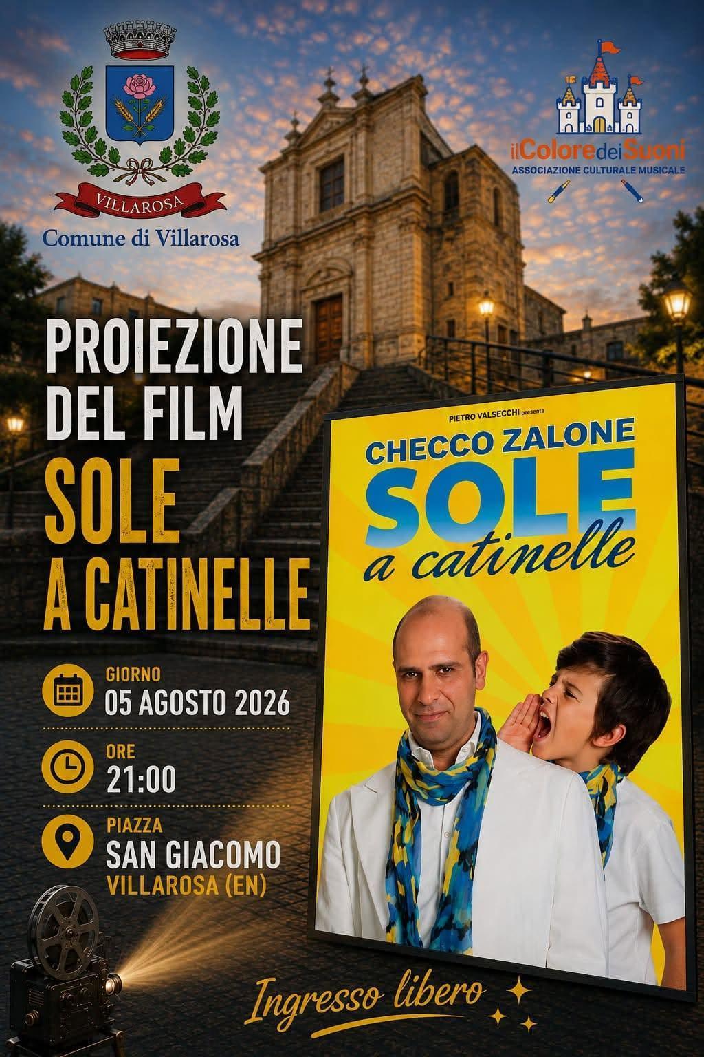 Docufilm del Mercoledì - Sole a Catinelle (inizio ore 21:00)