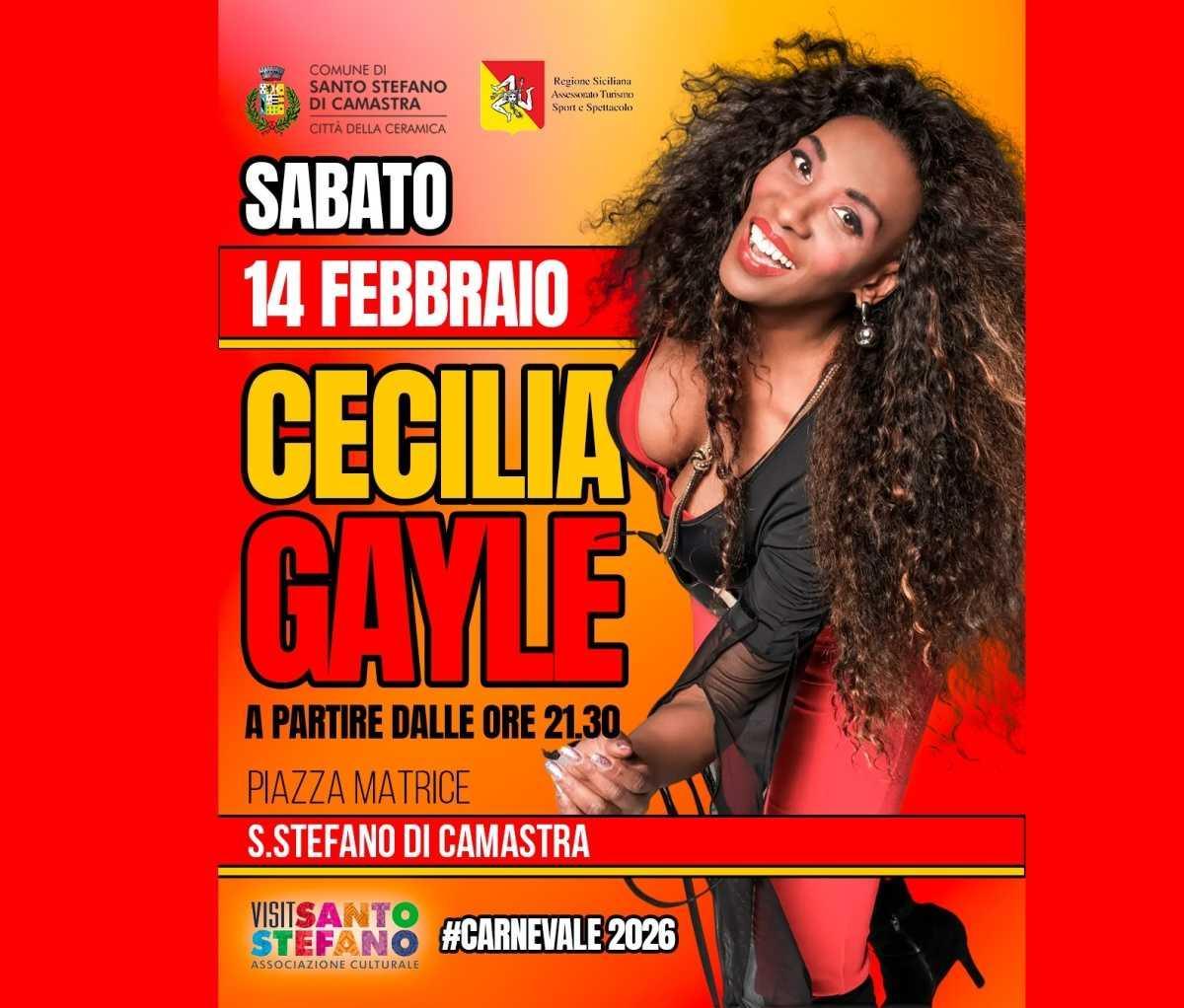 Cecilia Gayle (Inizio ore 21:30)