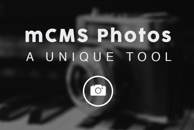 mCMS fotoğraf bölümü: özgün bir araç mCMS fotoğraf bölümü: özgün bir araç