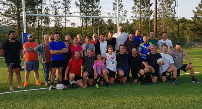 Rugby : Clément Daguin en visite chez "Les Moustiques"
