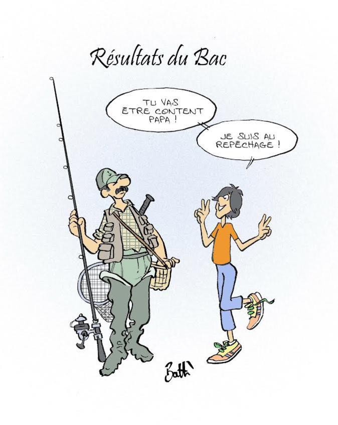 Le dessin de Battì : le bac au repêchage