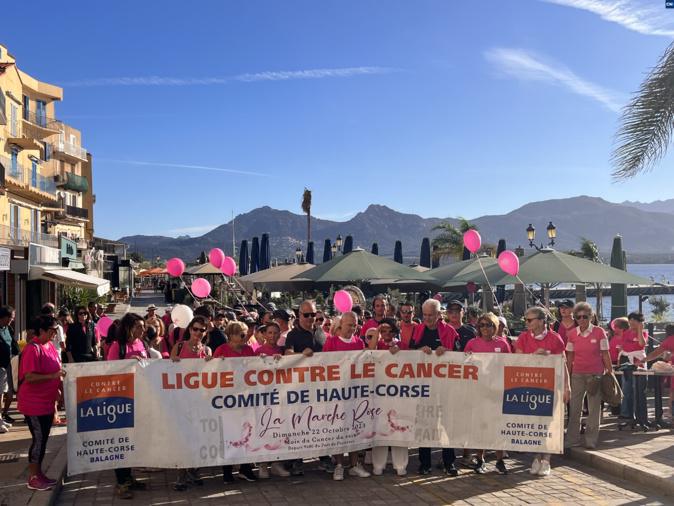 Calvi : belle mobilisation pour la marche rose Calvi : belle mobilisation pour la marche rose
