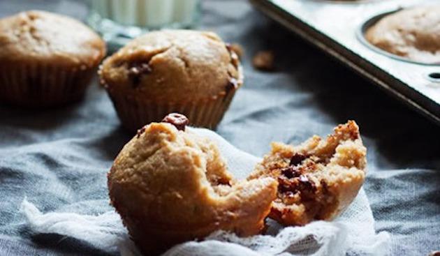 À table : muffins châtaigne-chocolat au cœur fondant À table : muffins châtaigne-chocolat au cœur fondant