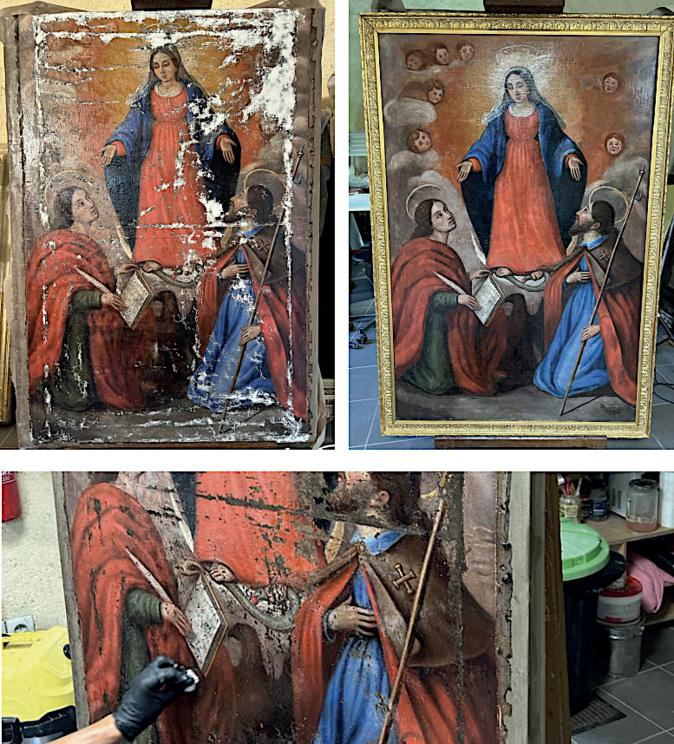  Pratu di Ghjuvellina : la toile restaurée de Desanti revient après plusieurs mois de restauration