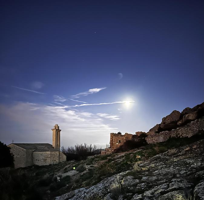 La photo du jour : a luna splende sopra Occi