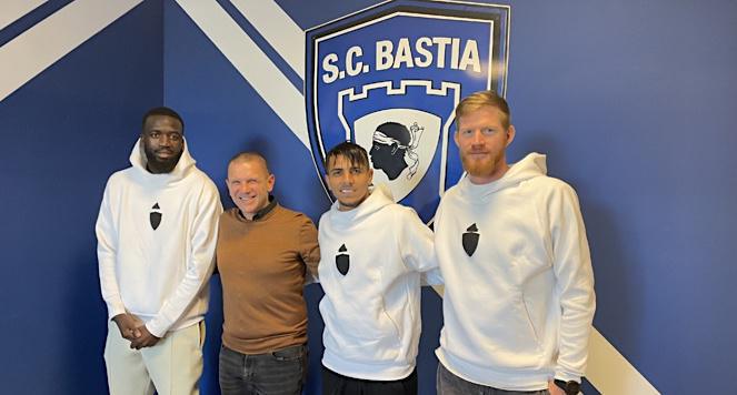 SC Bastia : Siby, Souboul et Charbonnier à pied d'œuvre SC Bastia : Siby, Souboul et Charbonnier à pied d'œuvre