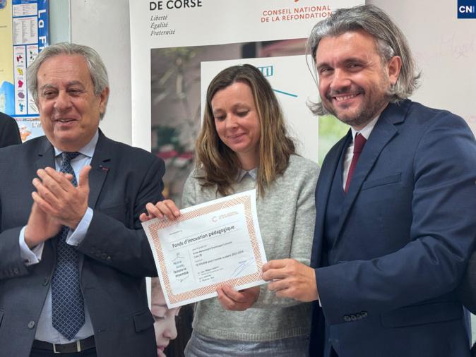 Les projets "CNR Education" de Balagne récompensés par le recteur de Corse Les projets "CNR Education" de Balagne récompensés par le recteur de Corse