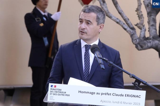 Processus d'autonomie : Gérald Darmanin reporte son déplacement en Corse Processus d'autonomie : Gérald Darmanin reporte son déplacement en Corse