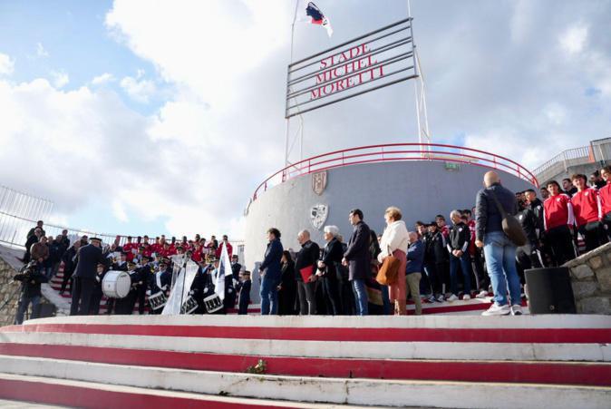 Ajaccio : Le stade de l'ACA s'appelle désormais Michel Moretti Ajaccio : Le stade de l'ACA s'appelle désormais Michel Moretti