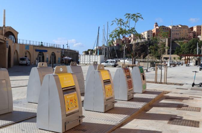 Tri des déchets : de nouvelles bornes enterrées sur le vieux-port de Bastia