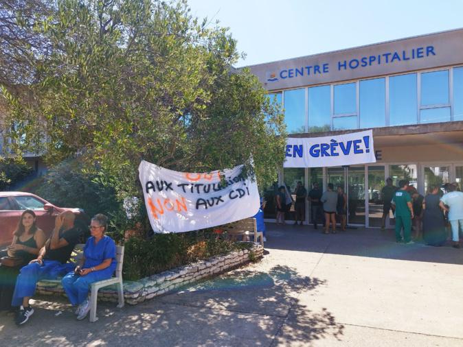 Une grève suivie par une trentaine d'agents, mardi, à l'hôpital de Bonifacio