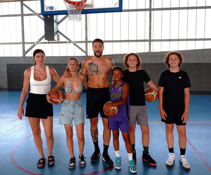 Porto-Vecchio : des vacances actives pour le basketteur Joffrey Lauvergne