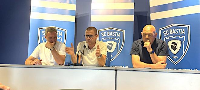 SC Bastia : le point avec Claude Ferrandi, Frédéric Antonetti et Benoit Tavenot 