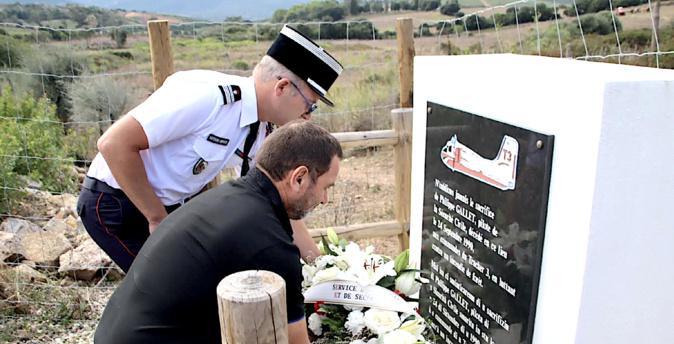 Calenzana : cérémonie en hommage au pilote Philippe Gallet Calenzana : cérémonie en hommage au pilote Philippe Gallet