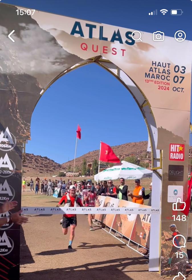 Noël Giordano s’impose dans le Marathon de l’Altas ! Noël Giordano s’impose dans le Marathon de l’Altas !