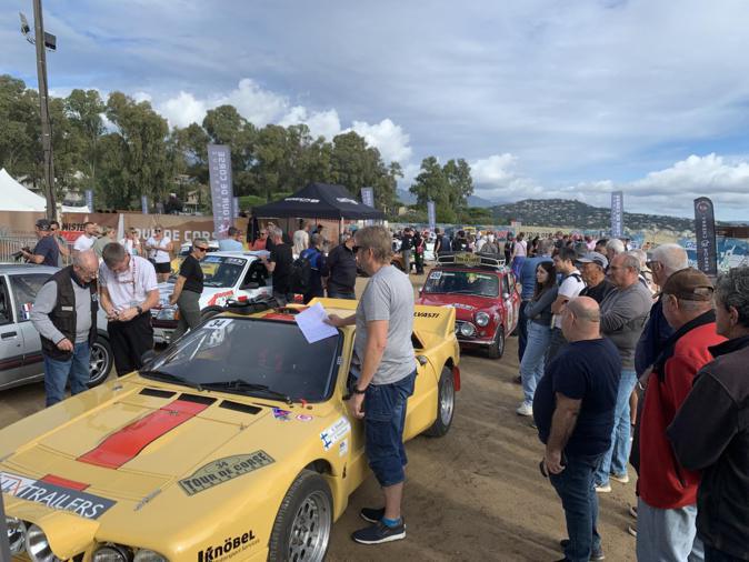 Portivechju : La pression monte sur le terre-plein de la Marine avant le départ du 24e Tour de Corse Historique  Portivechju : La pression monte sur le terre-plein de la Marine avant le départ du 24e Tour de Corse Historique