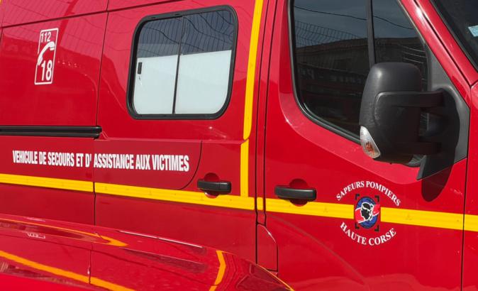 Trois blessés dans un accident à la sortie nord du tunnel de Corte, circulation coupée 