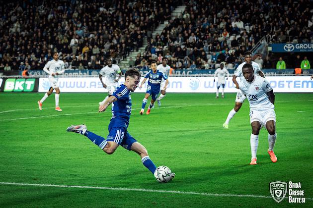 Le Sporting club de Bastia ramène un bon point de Pau (1-1)