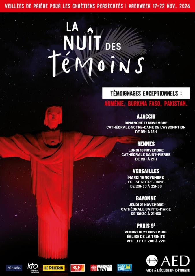 Ajaccio : La « Nuit des Témoins 2024 » pour honorer les martyrs de la foi