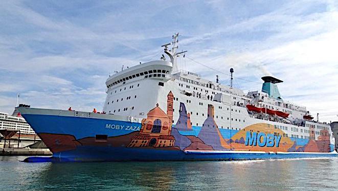 Le "Giraglia" en panne : Moby Lines mobilise le "Moby Zaza" entre Corse et Sardaigne