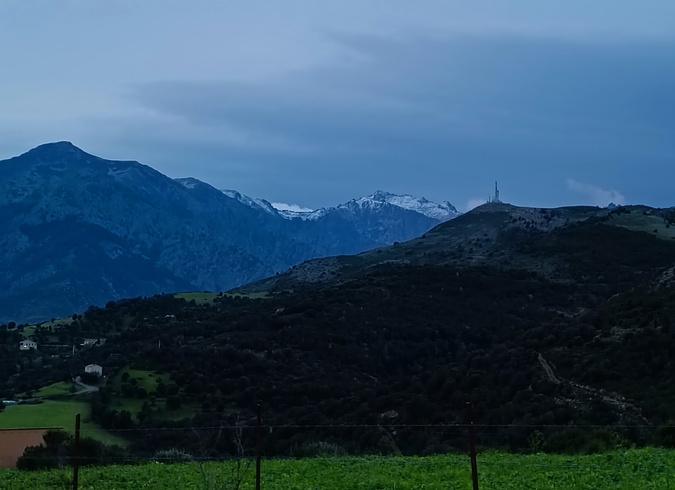 Corte : La neige sur le Monte Ritondu fait chuter les températures Corte : La neige sur le Monte Ritondu fait chuter les températures