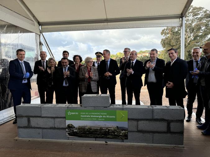 Ajaccio : Les travaux de la future centrale bioénergie du Ricanto ont officiellement débuté