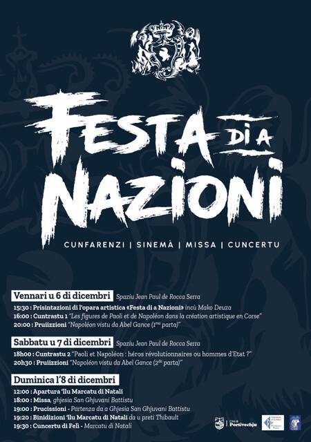 Portivechju célèbre a Festa di a Nazioni du 6 au 8 décembre