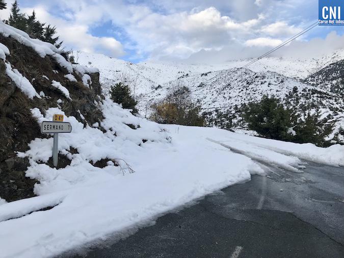 La neige devrait faire sa première apparition de la saison ce week-end en Corse