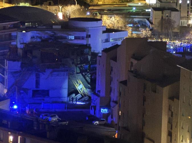 Bastia : une grue tombe chemin de l'Annonciade