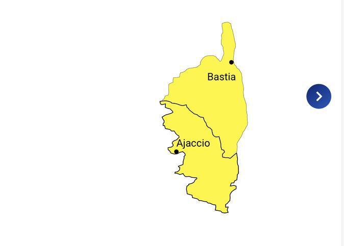 Vent violent : la Corse placée en vigilance jaune Vent violent : la Corse placée en vigilance jaune