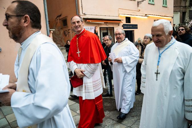 EN IMAGES - A Bastia, l’ouverture de l'Année Sainte rassemble une foule de fidèles 