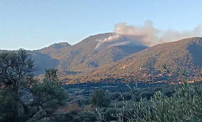 Un feu se déclare sur les hauteurs de Lavatoghju