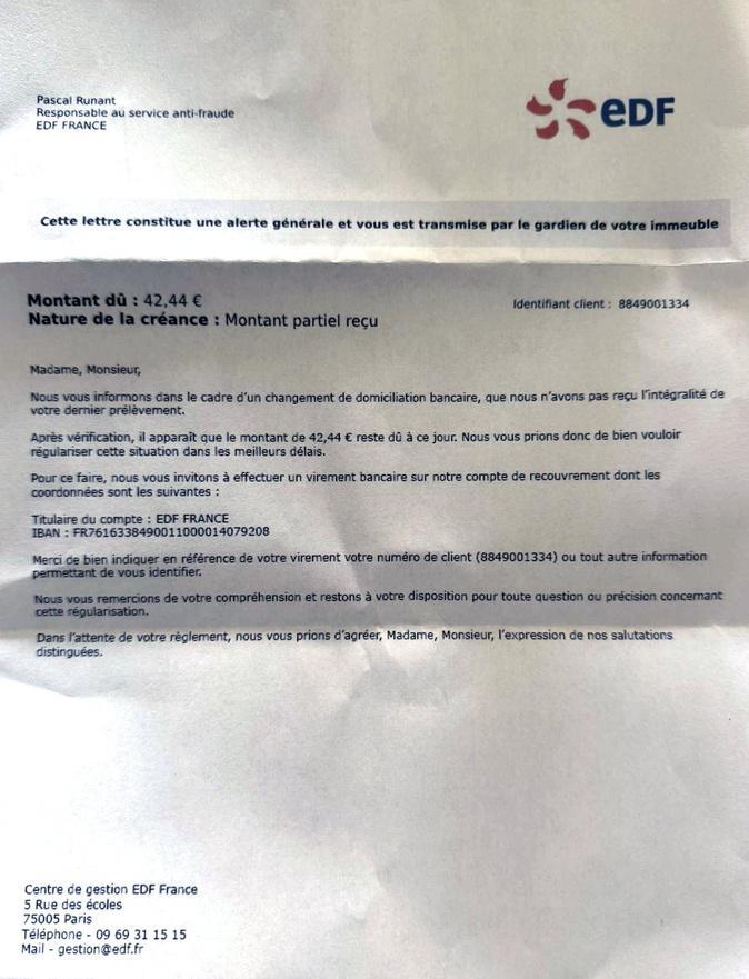 Attention aux courriers frauduleux : des tentatives d’escroquerie au nom d’EDF en Corses