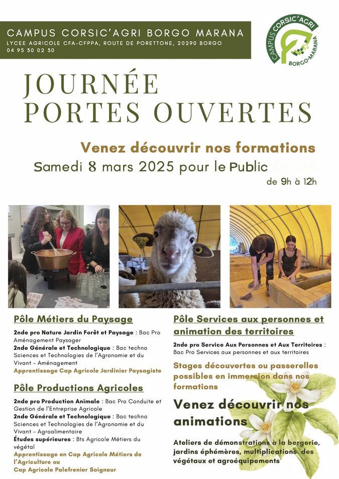 Le Campus Corsic’Agri de Borgo ouvre ses portes au public