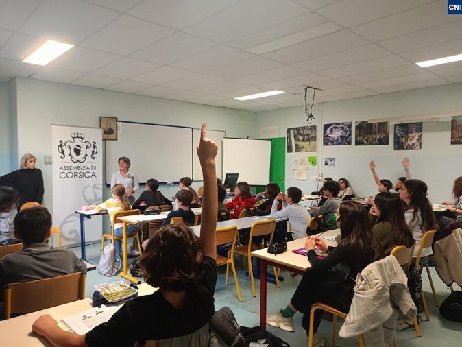 L’Assemblea di i Zitelli présentée aux élèves de Balagne
