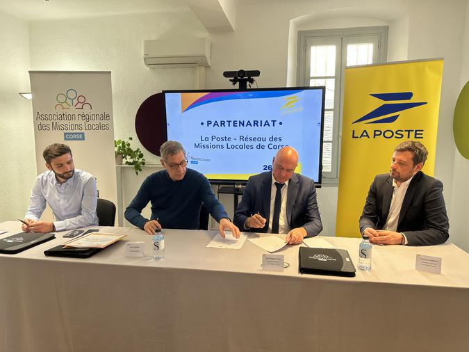 Insertion des jeunes : en Corse, La Poste s’engage aux côtés des Missions Locales Insertion des jeunes : en Corse, La Poste s’engage aux côtés des Missions Locales