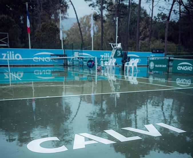 Le début du "Ladies Open Calvi Eaux de Zilia" contrarié par la pluie