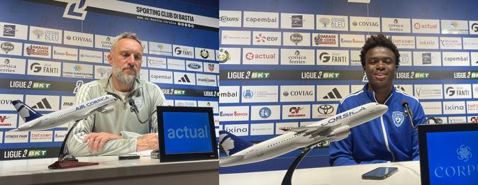 Benoît Tavenot, entraineur du SC Bastia : "La fenêtre est encore ouverte, elle est petite mais encore ouverte" Benoît Tavenot, entraineur du SC Bastia : "La fenêtre est encore ouverte, elle est petite mais encore ouverte"