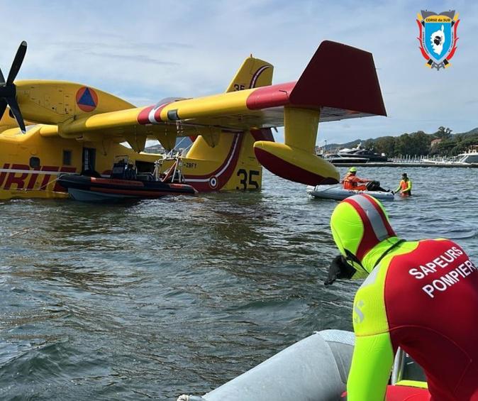 Porto-Vecchio : un Canadair contraint à un amerrissage d’urgence pendant un exercice