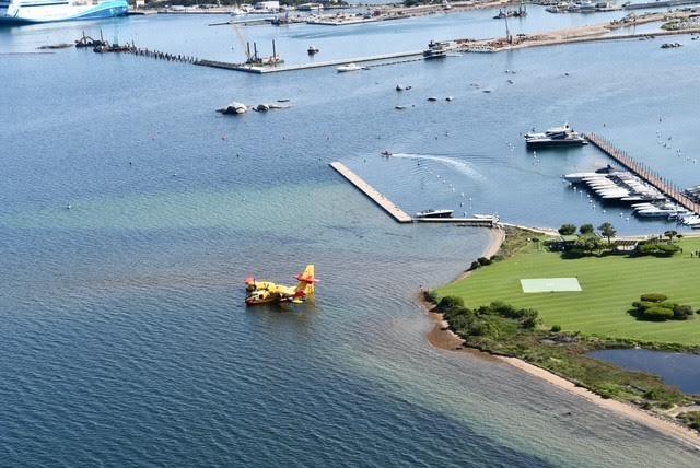 Canadair endommagé dans le golfe de Porto-Vecchio : Opération de renflouement en cours