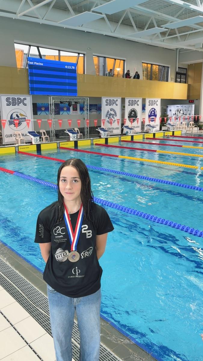 Natation - Gwenna Rouxel en argent aux championnats de France