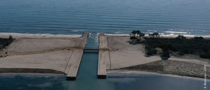 Étang d’Urbinu : le lien avec la mer restauré après un an et demi de travaux Étang d’Urbinu : le lien avec la mer restauré après un an et demi de travaux
