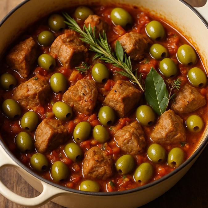 À table : Veau aux olives à la corse