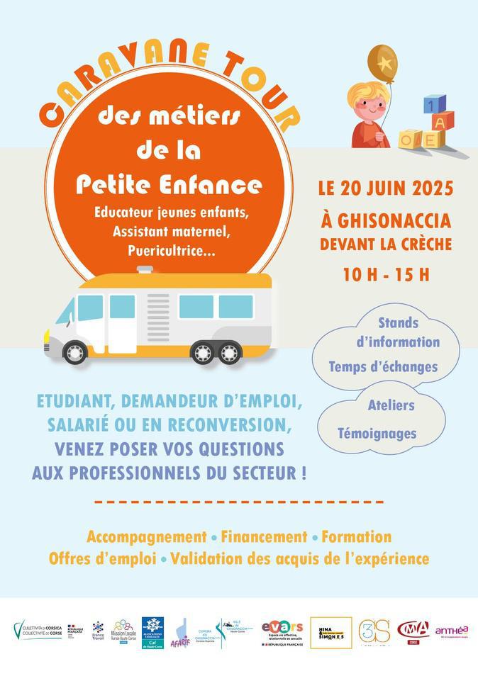 À Ghisonaccia, une journée pour découvrir les métiers de la petite enfance À Ghisonaccia, une journée pour découvrir les métiers de la petite enfance