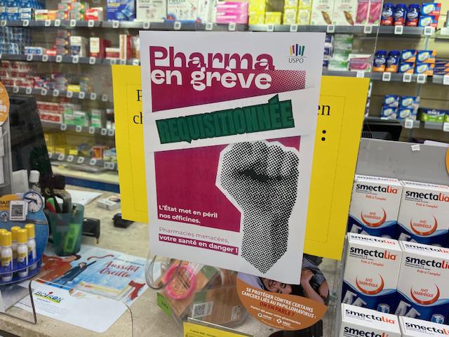 Grève des pharmacies de garde : mobilisation massive en Corse contre les économies imposées aux officines