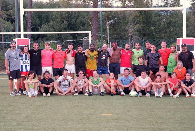 Rugby : Les Castrais Tichit et Popelin en visite à Lecci
