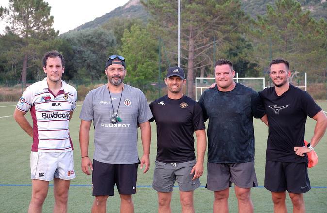Rugby : Les Castrais Tichit et Popelin en visite à Lecci